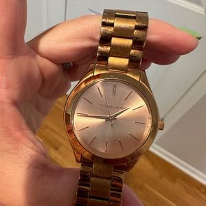 Michael kors women’s rose gold watch
